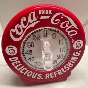 NEW Vintage Coca-Cola Kitchen Timer | Retro Coke Diner Decor 1950s Style